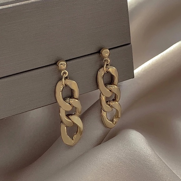 Top Deal lock Chain Earrings Jewelry For  Women Girl Friendship Gifts - Picture 2 of 4